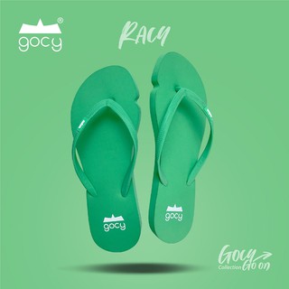 Gocy รุ่น Racy Jade Green รองเท้าแตะยางธรรมชาติ