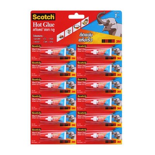 SCOTCH สก๊อตซ์ กาววิทยาศาสตร์ กาวร้อน ขนาด 1กรัม แพ็คละ12ชิ้น 3M Cyanoacrylate Adhesive Hot Glue