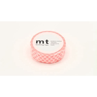 mt masking tape dot shocking red (MT01D358) / เทปตกแต่งวาชิ ลาย dot shocking red แบรนด์ mt masking tape ประเทศญี่ปุ่น