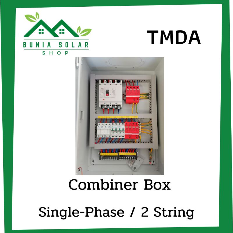 TMDA COMBINER BOX 1 Phase 2 String ตู้คอนโทรลไฟโซล่าเซลล์