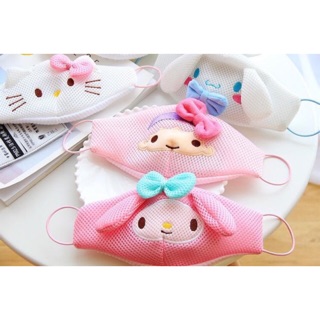 ✨พร้อมส่ง🌟ผ้าปิดปาก 🧸sanrio🎀 ///kitty/// melody 🌈 รองรับเก็บเงินปลายทาง