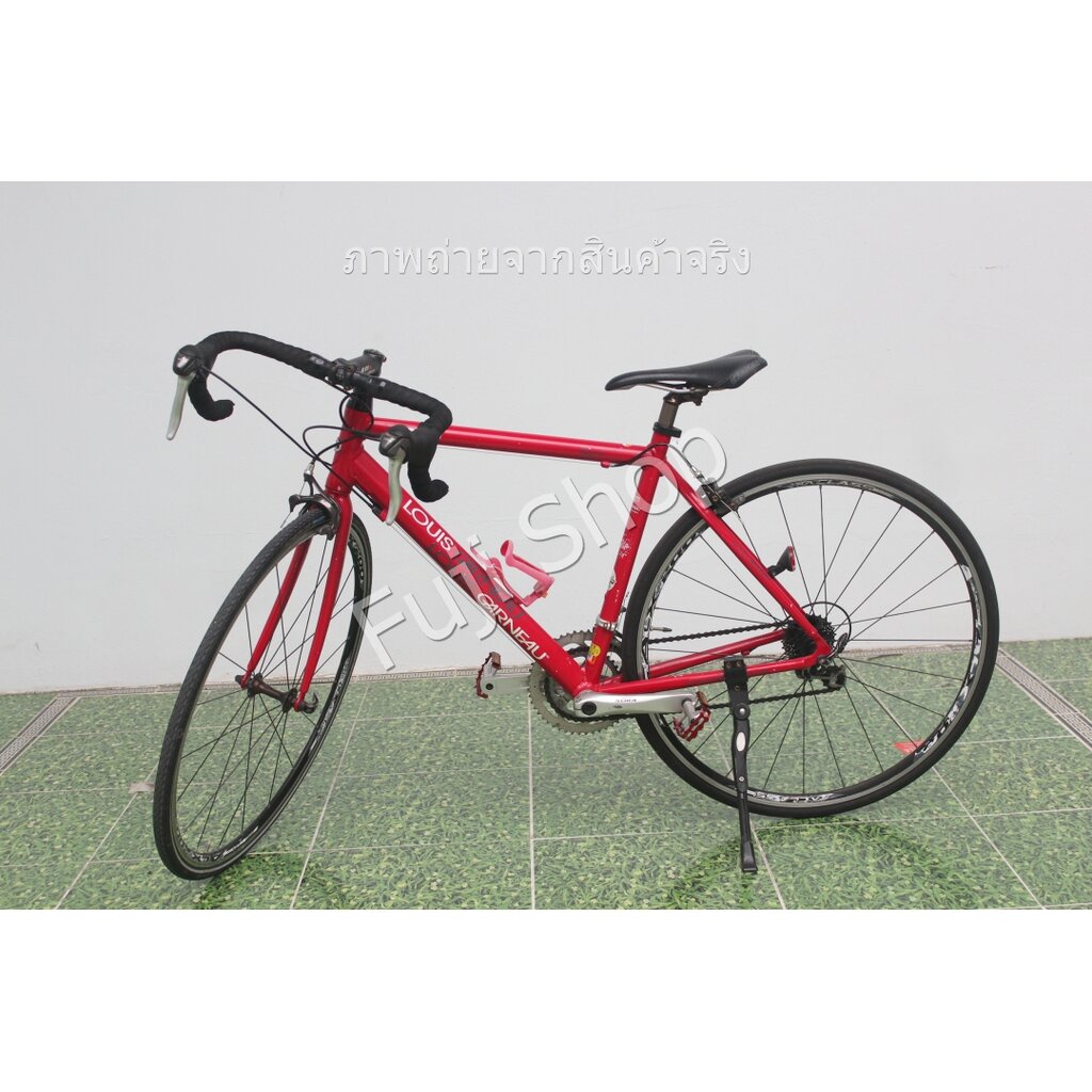 จักรยานเสือหมอบญี่ปุ่น - ล้อ 700c - มีเกียร์ - อลูมิเนียม - Louis Garneau CEN - สีแดง [จักรยานมือสอง]