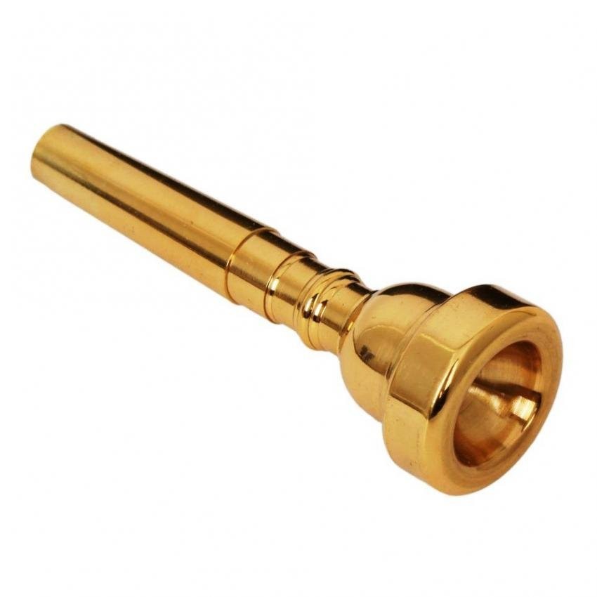 KING USA ปากทรัมเป็ตTrumpet Mouthpiece ปากเป่าทรัมเป็ท 7C คอร์เนต ปากทรัมเป็ต อย่างดีสีทองขัดมัน อย่างดีไม่เป็นสนิม