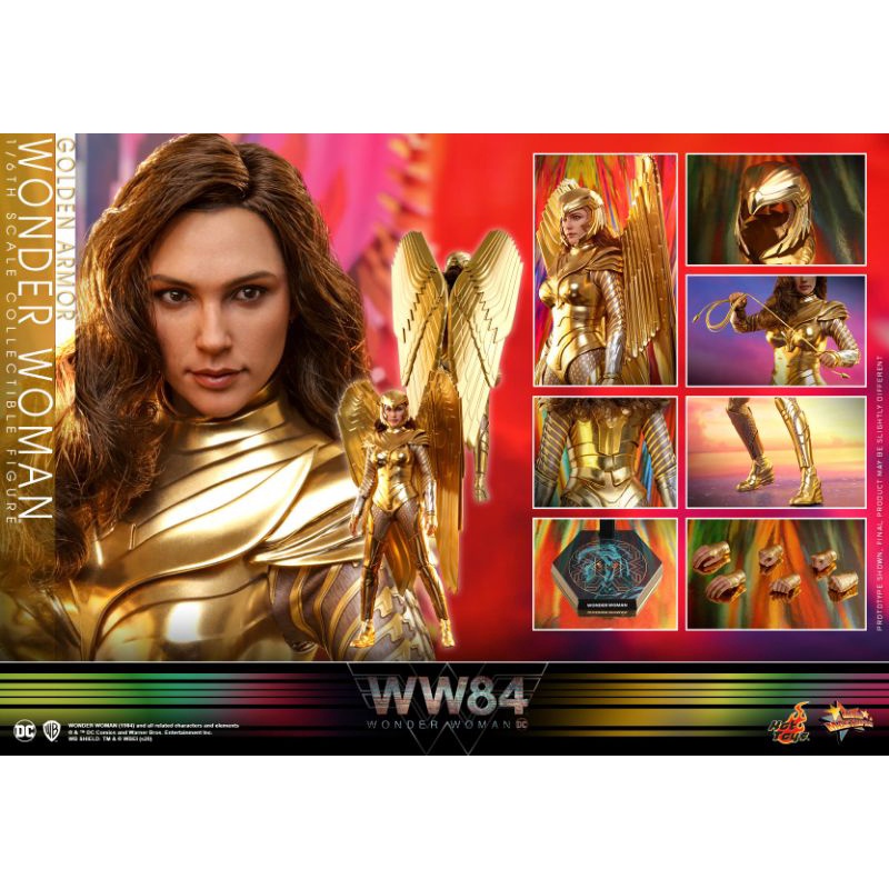 HOT TOYS MMS577 WONDER WOMAN 1984 : GOLDEN ARMOR WONDER WOMAN