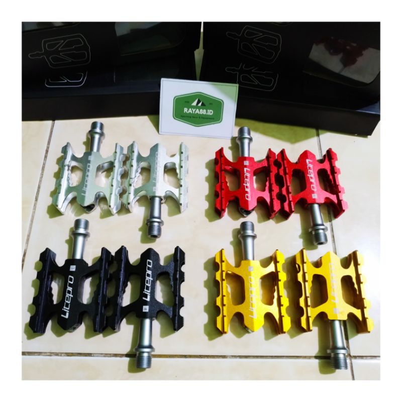 RAYA88 LITEPRO PEDAL K3 BEARING CNC ALLOY MINION FOLDING BIKE