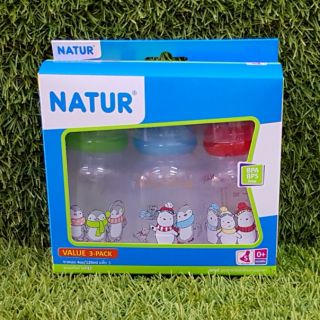 ขวดนม NATUR 4oz. Pack3 คุ้มมาก📣📣 3 ขวด ขวดนมเนเจอร์ ถูกสุดสุด คุ้มมากมาก