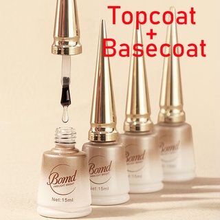 น้ํายาทาเล็บเจล สีเจลทาเล็บ Top Coat/Base Coat/Matte Top Coat 15ML สีเจล สีทาเล็บเจล  ยาทาเล็บเจล