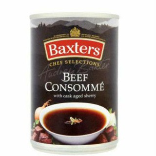 🔥ยอดนิยม!! Baxters Luxury Beef Consomme Soup ซุป แบ็กซเตอร์ 400 กรัม คุณภาพระดับพรีเมี่ยม