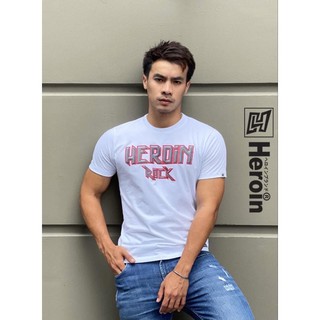 เสื้อยืดHeroin ลายRock