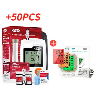 Cofoe เครื่องวัดความดันโลหิต USB ชาร์จไฟ Backlight Tekanan Darah Sphygmomanomanometer