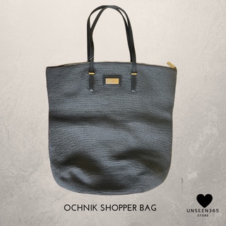 กระเป๋าสะพาย ทรงกระสอบ  OCHNIK สีดำ  Bag ,Fashion bag -OCHNIK SHOPPER BAG - Black