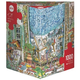 จิ๊กซอว์ 1000 pcs PUZZLE HEYE - ARTISTS MIND (Paul) Triangular Box (+Poster)