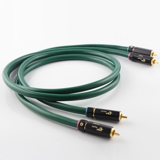สาย RCA เชื่อมต่อเสียงทองแดง สีแดง พร้อมปลั๊ก RCA ชุบทอง