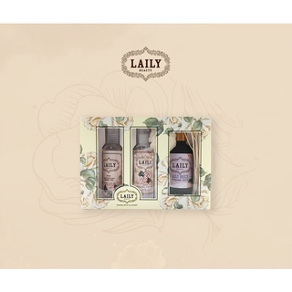 เซ็ต ก้านไม้น้ำหอม เจลอาบน้ำ และโลชั่นบำรุงผิว กลิ่นกุหลาบ LAILY Moist &amp; Breeze Gift Set 400g