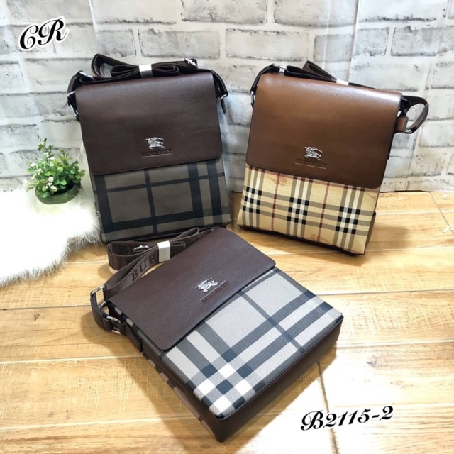 Burberry10” กระเป๋าสะพาย ชาย ห