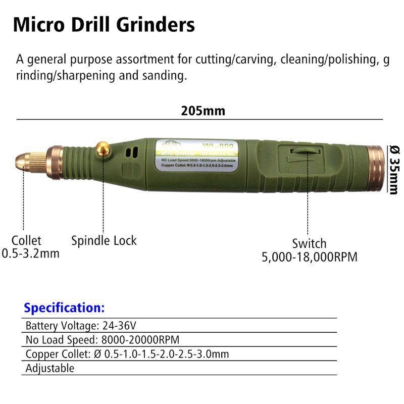 AMAZING Electric Dremel Rotary Power Tool Variable Speed Mini Drill ...