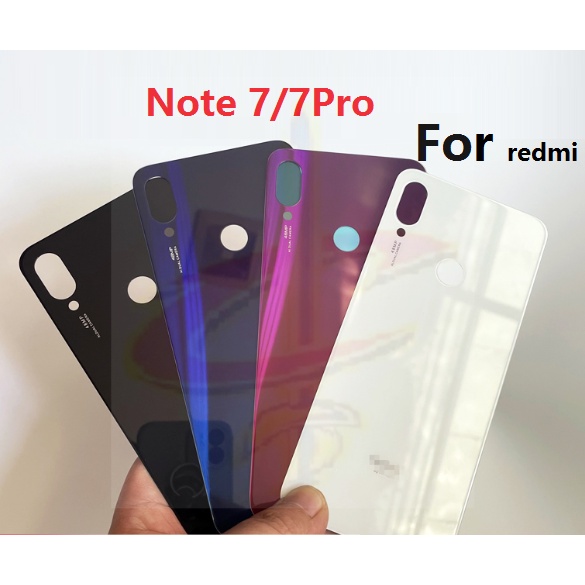 ฝาหลัง back cover กระจกด้านหลัง สําหรับ Redmi Note 7 Pro พร้อมกาว