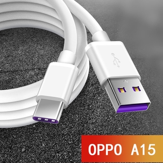 For OPPO A15 cable สายชาร์จ  Data line super fast charge charging line oppoa15 connected to computer USB