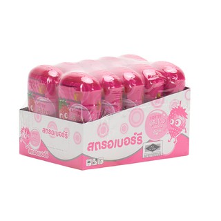 ลอตเต้ ฟูเซ็น โน มิ หมากฝรั่งเ คลือบกลิ่นสตรอว์เบอร์รี่ 15 กรัม (10 ชิ้น) Lotte Fuzenomie Chewing Gum Strawberry Flavor