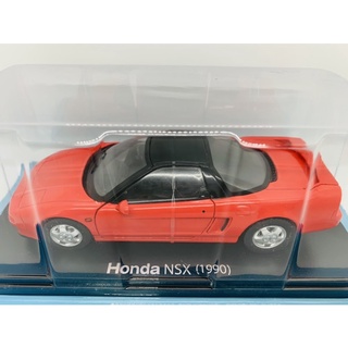 โมเดลรถ Honda NSX (1990) 1/24 Die-cast Model Hachette Japanese