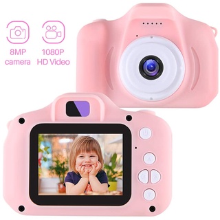 กล้องถ่ายรูปสำหรับเด็ก กล้องบันทึกวิดีโอ X2 HD 800W 2.0 นิ้ว IPS 1080P ขนาดเล็กสําหรับเด็ก Kids Camera