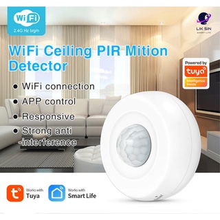 Tuya PIR-LR03 สมาร์ท WiFi PIR Motion Detector เซ็นเซอร์อินฟราเรดการเคลื่อนไหว Body Sensor  ทำงานร่วมกับ tuya