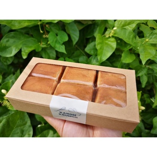 ขนมลูกเต๋าไส้ถั่วผสมฟัก​ แพค​ 6​ ชิ้น​ แป้งบางนุ่ม​ ไส้เนียน…