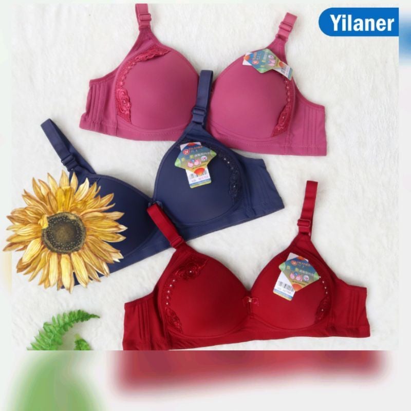 Yilaner CUP C ยี่ห้อ BRA/BH ไม่มีลวดโฟมบาง SIZE 36s/d46