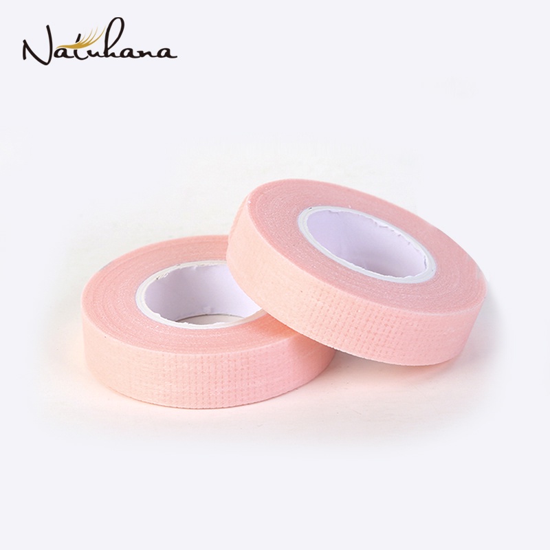 NATUHANA 4 ชิ้น/เซ็ต PE เทป ระบาย อากาศ ป้องกันโรคภูมิแพ้ ระบายอากาศได้ ขนตาต่อ สำหรับต่อขนตา