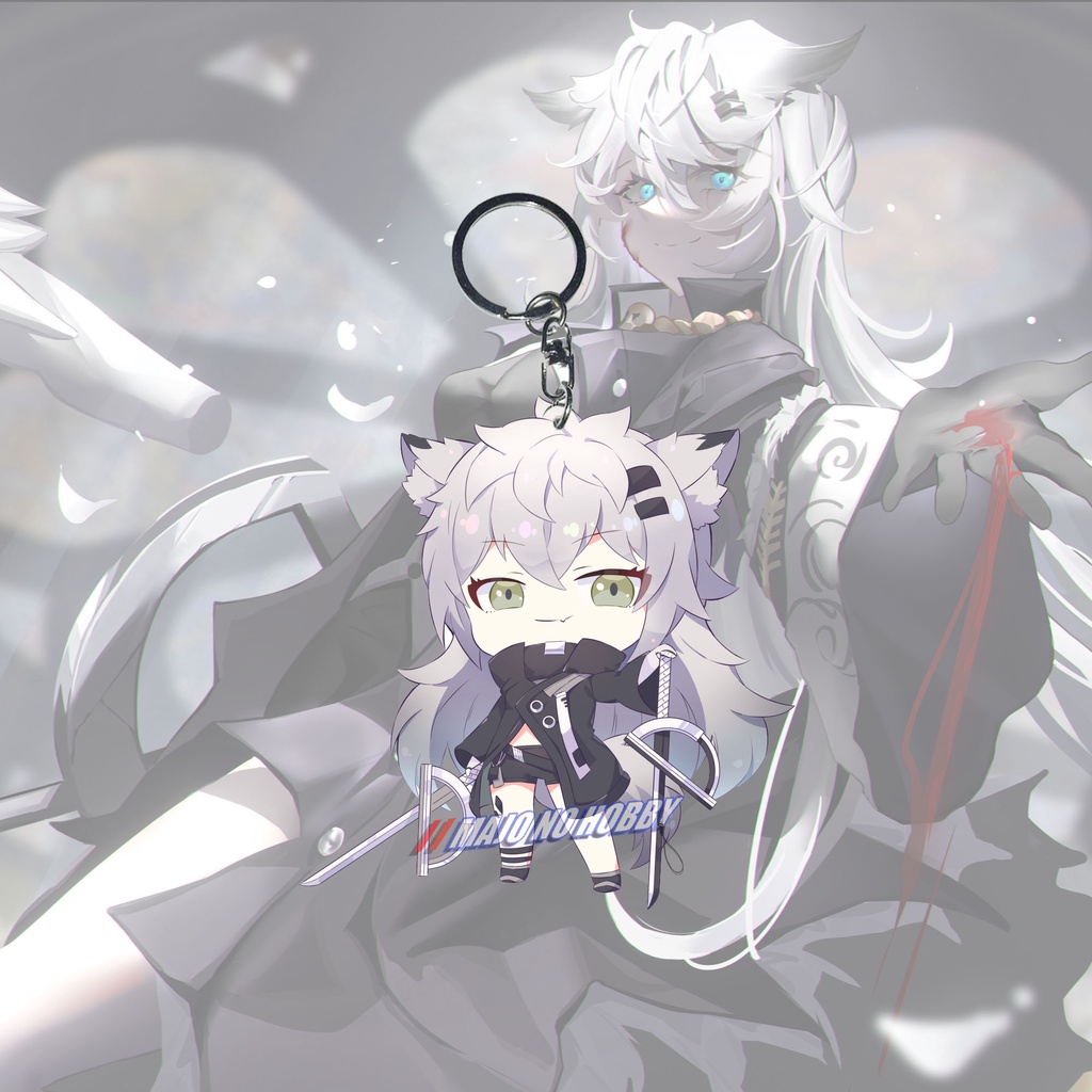 GANTUNGAN Arknights พวงกุญแจ Lappland - พวงกุญแจ - พวงกุญแจ - อะนิเมะ - เกม