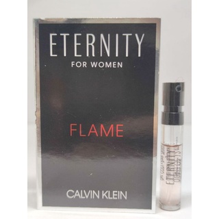 Vial 💢 CALVIN KLIEN 🌈 ETERNITY for women FLAME 1.2ml น้ำหอมพกพาไวออล น้ำหอมแท้💯