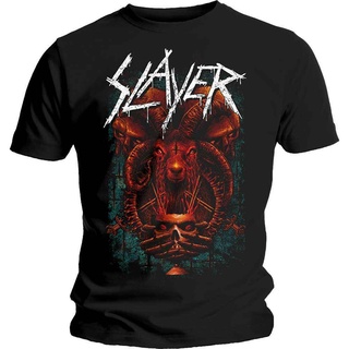 เสื้อยืดแฟชั่น - เสื้อยืดผ้าฝ้ายที่กําหนดเองสําหรับผู้ชาย Slayer เสนอ Thrash โลหะวงอย่างเป็นทางการผ