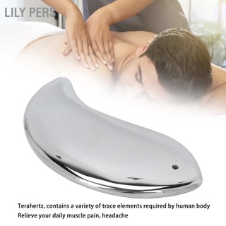 Lily Pers Terahertz Gua Sha หินกัวซา กําจัดเซลลูไลท์ บรรเทาอาการปวดหน้า หลัง นวด เครื่องมือขูด