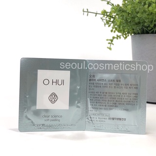 (Peeling สครับผิว exp 12/2024)OHUI Clear Science Soft Peeling (1ml)