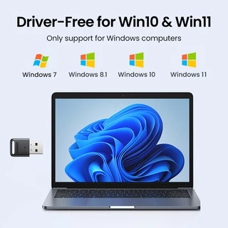 【 อัพเกรด 】UGREEN USB Bluetooth 5.4 5.3 5.0 อะแดปเตอร ์ เครื ่ องส ่ งสัญญาณ EDR Dongle สําหรับ PC Wireless Transfer สําหรับหูฟังบลูทูธ