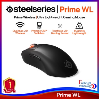 เมาส์ SteelSeries รุ่น Prime Wireless Gaming Mouse เมาส์เกมมิ่งไร้สายน้ำหนักเบา รับประกันศูนย์ไทย 1 ปี