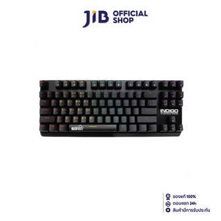 SIGNO KEYBOARD (คีย์บอร์ด) KB-718 INDIGO TKL (MINI RGB LED) (BLUE OPTICAL SWITCH) (EN/TH)