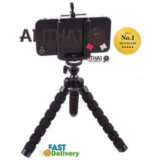 Alithai ขาตั้งกล้อง ขาตั้งมือถือ หนวดปลาหมึก Gorillapod Flexible Tripod Octopus tripod (Size S)