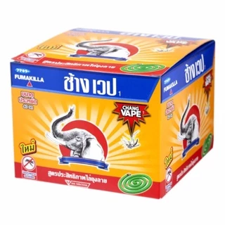 [ทั้งหมด 12 ชิ้น] ช้างเวป ยาจุดกันยุงแบบประหยัด 480 กรัม CHANG VAPE COIL ECONOMY 480 G.