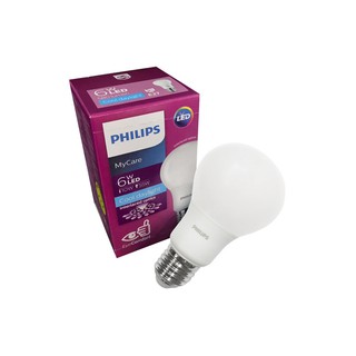 หลอด LED A60 6W COOL DAYLIGHT E27 PHILIPS | PHILIPS | LEDBulb 6W E27 CDL หลอดไฟ LED หลอดไฟ โคมไฟส่องสว่างและพัดลมเพดาน เ