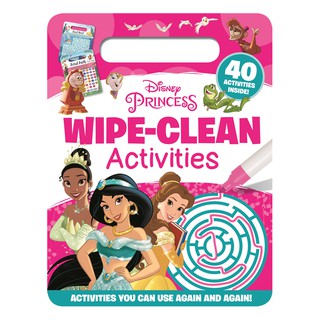 บงกช หนังสือภาษาต่างประเทศ Disney Princess: Wipe-Clean Activities