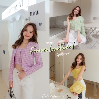 #JBS434 ForeverLove Tweed Top+Blazer