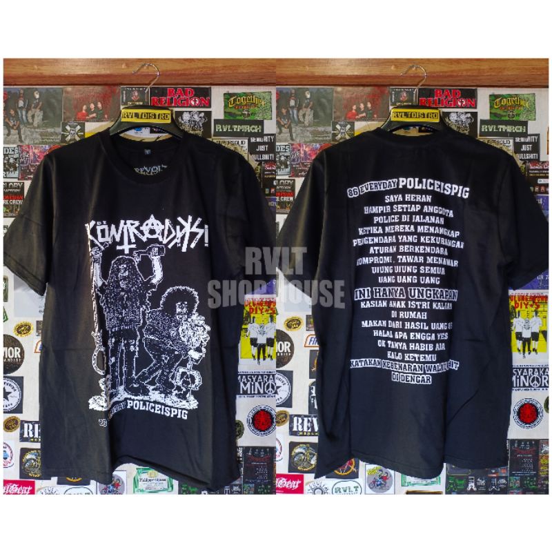 เสื้อยืด Punk Contradiction / เสื้อยืด Punk / Distro T-shirt Band T-shirt