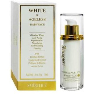 Smooth E GOLD WHITE &amp; AGELESS Baby Face Cream สมูทอี โกลด์ ไวท์แอนด์เอจเลส เบบี้เฟสครีม 30g.