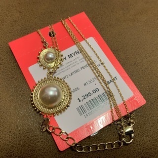 สร้อยคอ Necklace แต่งมุก แบรนด์แท้ Misty Myxn