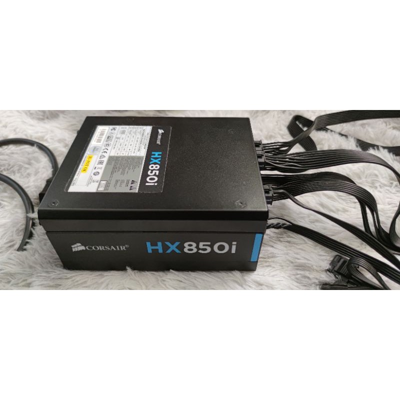 POWER SUPPLY (อุปกรณ์จ่ายไฟ) CORSAIR 850W HX850i (80+ PLATINUM)