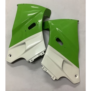 หน้ากากหน้ารุ่นKawasaki-KR150สีเขียวขาว