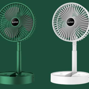 พัดลม USB Desktop Fan พัดลมไฟฟ้า แบบพกพาพับได้ พัดลมตั้งโต๊ะ ยืดหดได้ พัดลมชาจเก็บไฟ พัดลมพก พัดลมมินิ รูปที่ 8