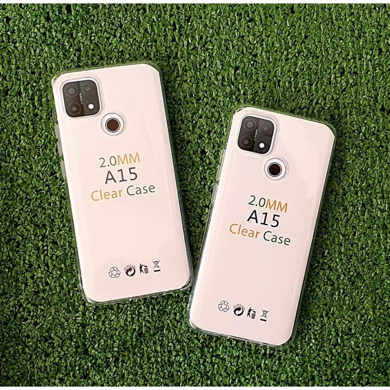 เคสใส oppo a15 a15s hd เคสใสซิลิคอนหนา 2.0mm