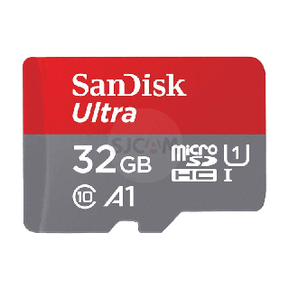 SanDisk Ultra Micro SD Card 32GB Class10 120MB/s A1 (SDSQUA4-032G-GN6MN) เมมโมรี่ การ์ด โทรศัพท์ มือถือ ประกัน Synnex